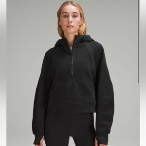 Lululemon Black Scuba Oversized Half-Zip Hoodie